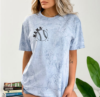 Baseball Mama Game Day Comfort Colors Graphic Tees