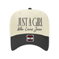 Just a Girl Who Loves Jesus Trucker Hat