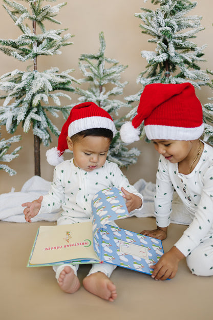 Tiny Trees Ribbed Bamboo Zippy Pajamas