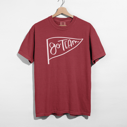 Go Team Pennant Tee Shirt