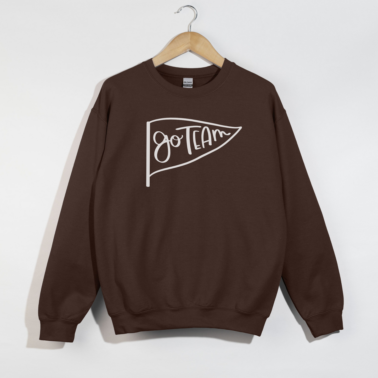 Go Team Pennant Crewneck Sweatshirt | Game Day Spirit Wear