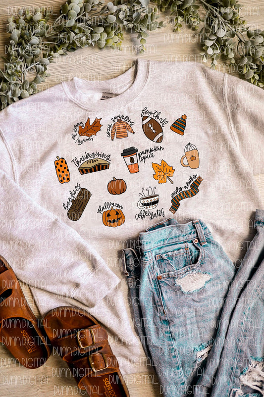 all the fall details tee or sweatshirt