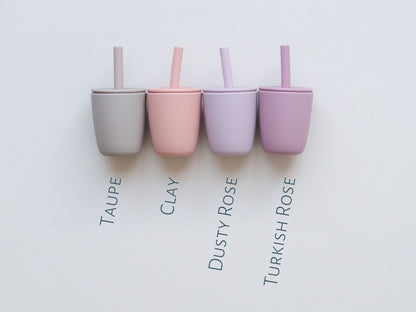 Mini Straw Cup - Silicone Straw Cup for Babies & Young Toddlers