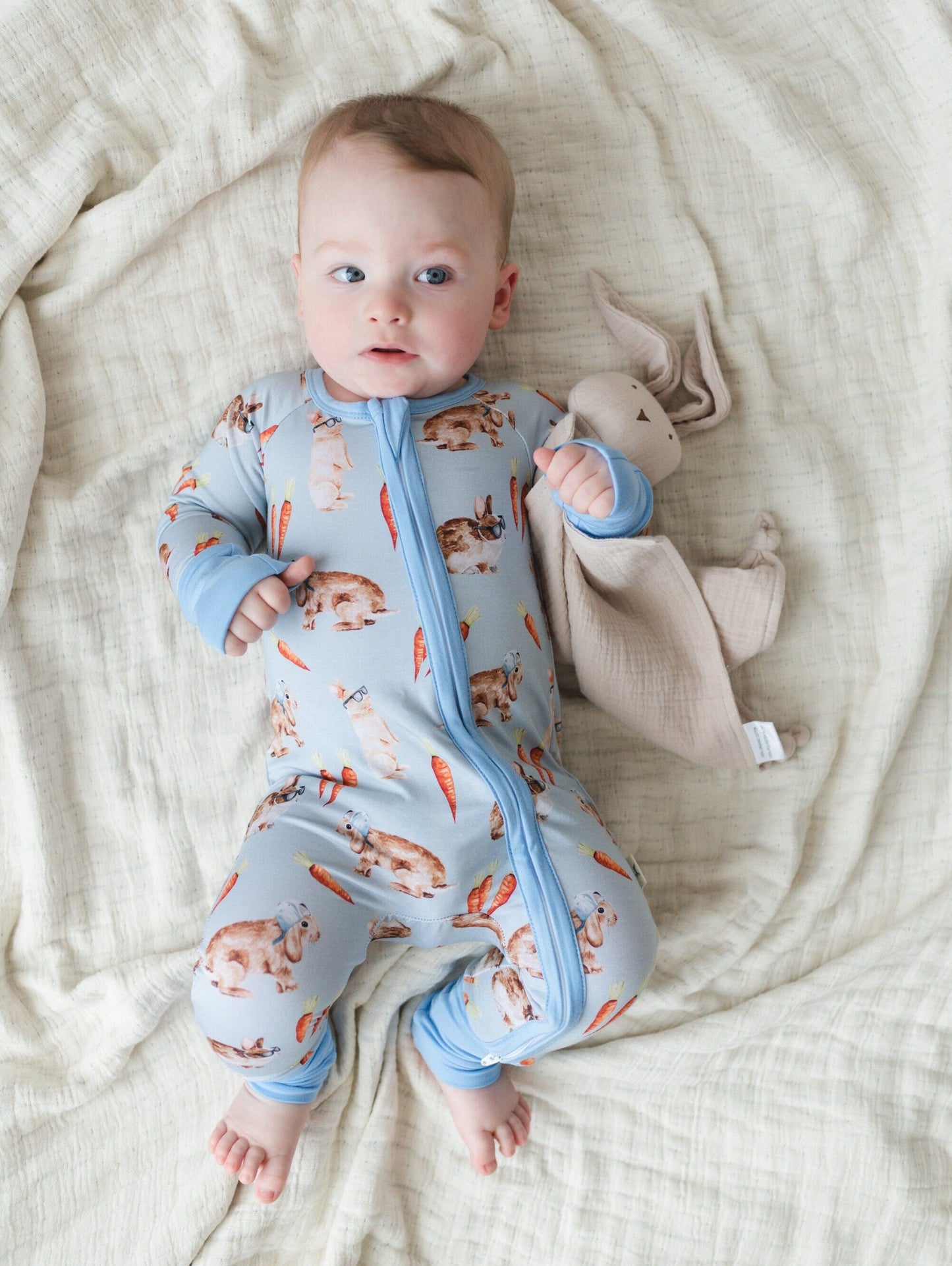Hoppy Dudes Bamboo Zippy Pajamas
