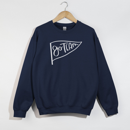 Go Team Pennant Crewneck Sweatshirt | Game Day Spirit Wear