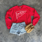 Go Team Pennant Crewneck Sweatshirt | Game Day Spirit Wear