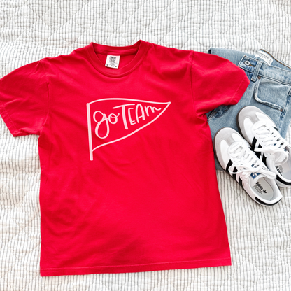 Go Team Pennant Tee Shirt
