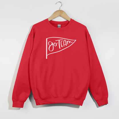 Go Team Pennant Crewneck Sweatshirt | Game Day Spirit Wear